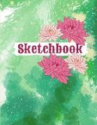 Sketchbook: Colorful cover for your best creations, Notebook for your sketches, drawings and creative writing