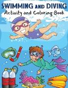 Swimming and Diving Activity and Coloring Book