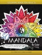 50 Mandala to Color with Dark background: Coloring Books for Adults and Kids