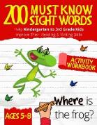 200 Must Know Sight Words Workbook