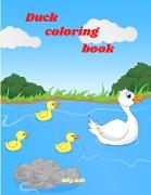 Duck Coloring Book: Duck Coloring Book for Kids, Coloring Beautiful Pages for Kids Ages 3-6, Cute Duck Coloring Pages, Perfect Gift for Ki
