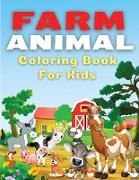 Farm Animal Coloring Book for Kids