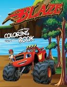 Blaze Coloring Book: Coloring Book for kids and adults who love Blaze. 50 designs of cool coloring Blaze to relax and calm down