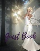 Guest Book - White Fairy Themed for any occasions