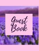 Guest Book - Lavender Field