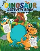 Dinosaur Activity Book for Kids Ages 4-8