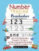 Number Tracing for Preschoolers and Kids, Practice Workbook Ages 3-5