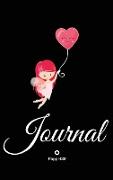 Journal for Girls ages 6+|Girl Diary |Journal for teenage girl | Dot Grid Journal | Hardcover | Black cover | 122 pages |6x9 Inches