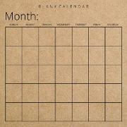 Blank Calendar