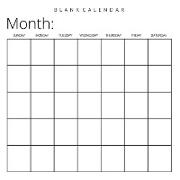 Blank Calendar