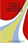 ADVANCED CHURCH MANAGEMENT FOR GROWTH