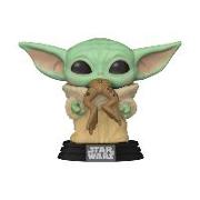 Pop Mandalorian Child with Frog Vinyl Figure