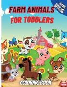 Farm Animals Coloring Book For Toddlers