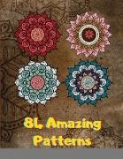 84 Amazing Patterns: An Adult Coloring Book with Fun, Easy, and Relaxing Coloring Pages