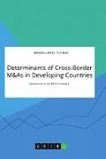 Determinants of Cross-Border M&As in Developing Countries. Investments in the BRICS Countries