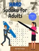 Hard Sudoku for Adults - The Super Sudoku Puzzle Book Volume 11