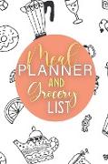 Meal Planner And Grocery List: 52 Weeks Meal Planner With Weekly Grocery Shopping List (Food Journals and Meal Planners)