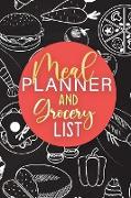 Meal Planner And Grocery List: 52 Weeks Planner - Organizer for Shopping - Cooking With Weekly Grocery Shopping List