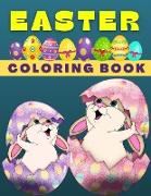 Easter Coloring Book For Kids Ages 4-8