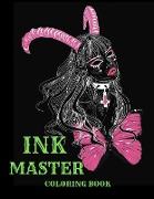 Ink Master Coloring Book| Dragon coloring book| grown ups book| Princess with tattoos coloring book| Art coloring book| Ink Master Nice Coloring Books For Adults