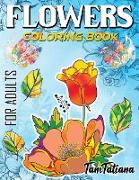 Flowers Coloring Book For Adults