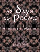 52 Days, 63 Poems