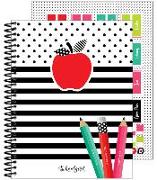 Black, White & Stylish Brights Teacher Planner