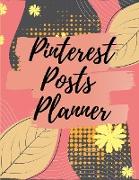 Pinterest posts planner