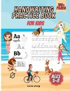 Handwriting Practice Book For Kids Ages 5-8