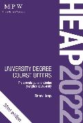 HEAP 2022: University Degree Course Offers