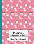 Primary Composition Notebook,Story Paper Journal