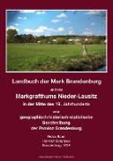 Landbuch der Mark Brandenburg und des Markgrafthums Nieder-Lausitz. Erster Band