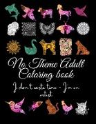 No Theme Adult Coloring Book