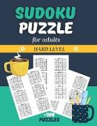 Sudoku Puzzle for Adults - Hard Level