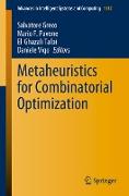 Metaheuristics for Combinatorial Optimization