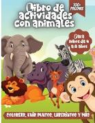 Libro De Actividades Con Animales Para Niños