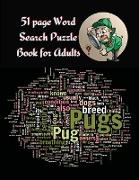 51 page Word Search Puzzle Book for Adults: Big Puzzlebook with Word Find Puzzles for Seniors, Adults and all other Puzzle Fans