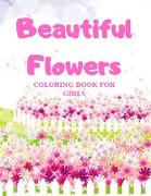 Beautiful Flowers Coloring Book For Girls