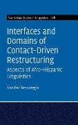 Interfaces and Domains of Contact-Driven Restructuring: Volume 168