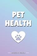 Pet Health Record Book