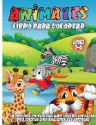Animales Libro Para Colorear: Libro de dibujar para niños y niñas con 40 motivos de animales, tamaño grande