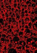 Gathering of Skulls Journal - Black and Red