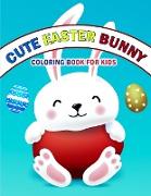 Cute Easter Bunny Coloring Book For Kids
