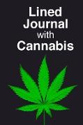 Lined Journal With Cannabis