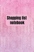 Shopping List Notebook