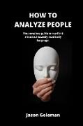 How To Analyze People