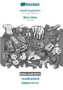 BABADADA black-and-white, norsk (nynorsk) - Basa Jawa, visuell ordbok - kamus visual
