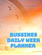 Business Daily Week Planner Undated - Daily Inspiration Section, To Do List, Urgent and Personal Reminders, and Notes