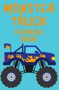 Monster Truck Coloring Book.Trucks Coloring Book for Kids Ages 4-8. Have Fun!