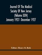 Journal Of The Medical Society Of New Jersey (Volume Xxiv) January 1927- December 1927